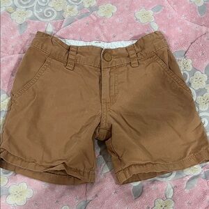 Cat & Jack Tan Flat Front Shorts